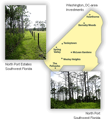 Investments in southwest Florida and Washington, D.C.